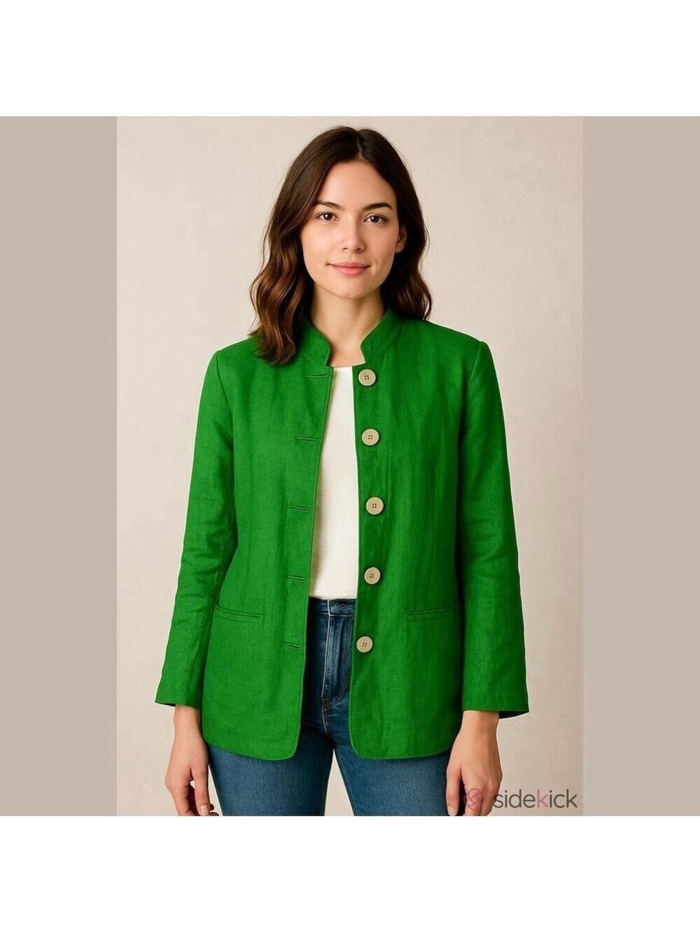 Harve Bénard Vintage Linen Blazer in Size 12